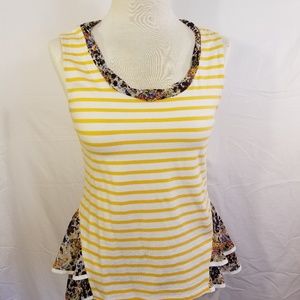 Postmark Cotton and chiffon top